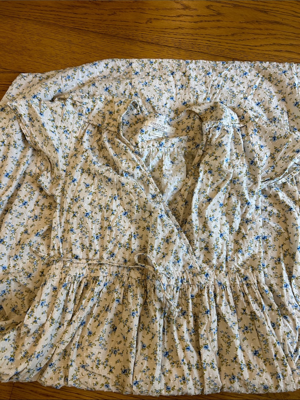 Christy Dawn White Floral Midi Dress - Picture 2 of 6